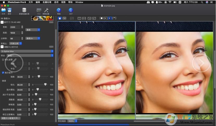 图片无损放大软件MAC版|PhotoZoom Pro v8.0简体中文版