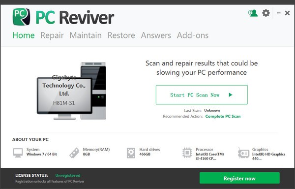 电脑系统优化工具下载_PC Reviver(电脑优化维护工具)免费版