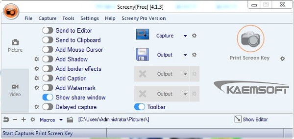 Screeny下载|Screeny(专业屏幕截图工具) V4.8.8官方版
