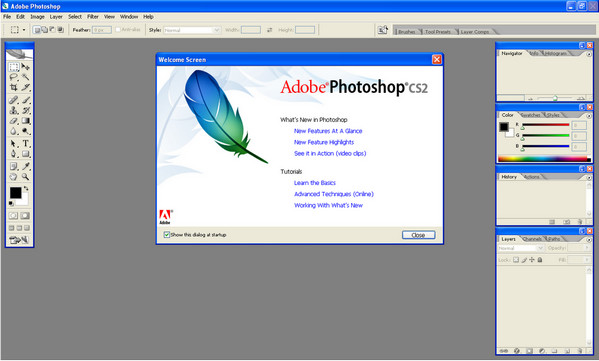 Adobe Photoshop CS2下载_Photoshop中文版cs2绿色版