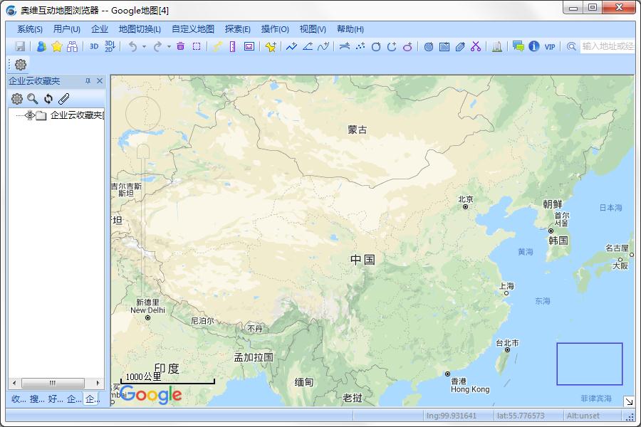 奥维互动地图卫星地图浏览器 V9.1.6免费版