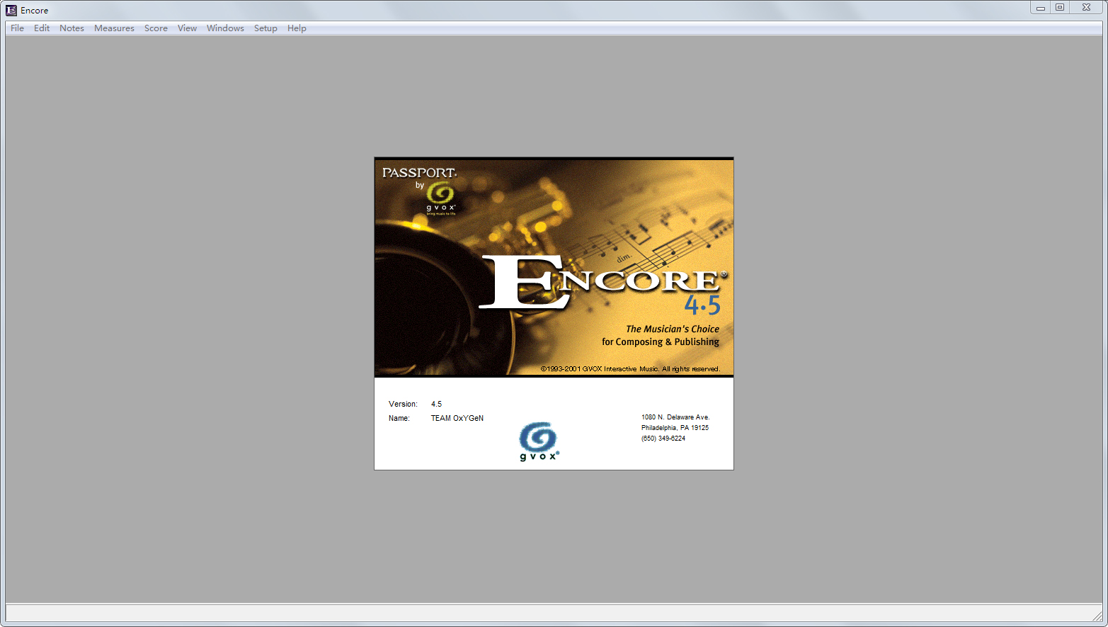 Encore打谱软件 v4.5汉化版