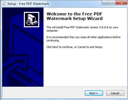 Free PDF Watermark(PDF水印添加软件) v5.8破解版