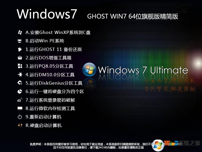 Windows7精简版下载|Win7 64位旗舰版[精简版系统,超流畅]V2024