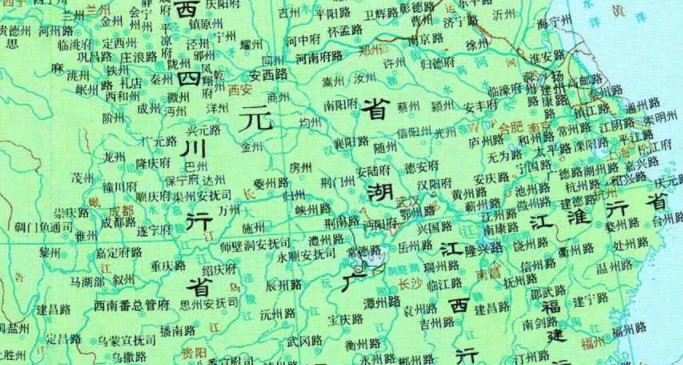 元朝地图高清版